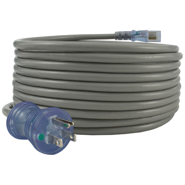 13 Amp NEMA 5-15P to IEC C13 Green Dot Hospital-Grade Power Cord (16 AWG)