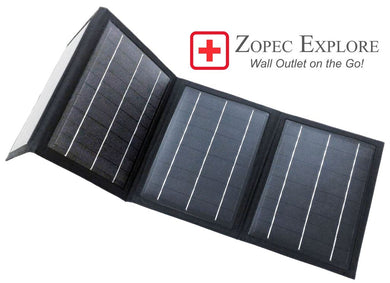 Zopec PHOTONS 40W Lite SMART Portable Solar Charger for Explore Mini, 4000 and Voyage Batteries