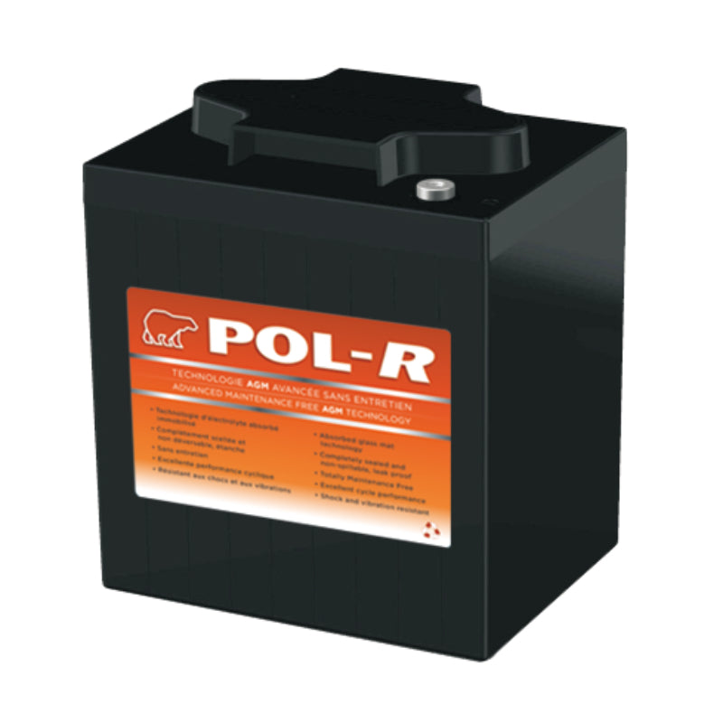 POL-R 6V 245AH Deep Cycle AGM Battery (BCI GC2DIN)