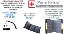 Zopec EXPLORE 5700 CPAP/BiPAP Travel & UPS Battery (up to 3 nights) - Only 2.5 lb and 1" Thin