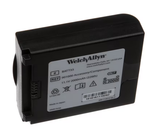 Welch Allyn OEM 3-Cell Lithium-Ion Battery Pack for Welch Allyn Connex CP 50 ECG (OEM# BATT33)