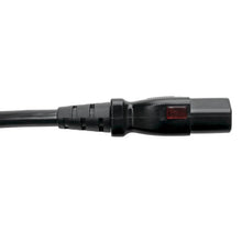 10 Amp NEMA 5-15P to Locking IEC C13 Green Dot Hospital-Grade Power Cord (18 AWG) - TrippLite Series