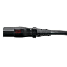 10 Amp NEMA 5-15P to Locking IEC C13 Green Dot Hospital-Grade Power Cord (18 AWG) - TrippLite Series
