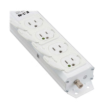 Tripp Lite series Safe-IT UL 2930 Medical-Grade Power Strip for Patient-Care Vicinity, 4 15A Hospital-Grade Outlets, Safety Covers, 15 ft. Cord