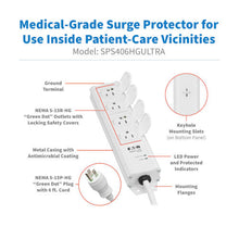 Tripp Lite series Safe-IT UL 2930 Medical-Grade Surge Protector for Patient-Care Vicinity, 4x Hospital-Grade Outlets, 6 ft. Cord