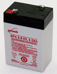 6V 4.5AH SLA BATTERY (NP4-6 Enersys/Yuasa)