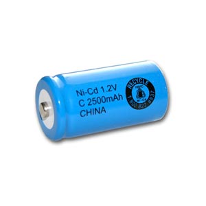 1.2V 2500MAH NICD BATTERY TERMINAL BUTTON TOP SIZE C SINGLE CELL (AS00854)