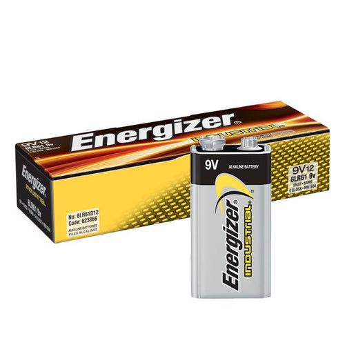 Energizer Industrial 9 Volt Alkaline Battery