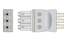 Philips Compatible 3-lead ECG Leadwire, Pinch/Grabber Style (M1671A)