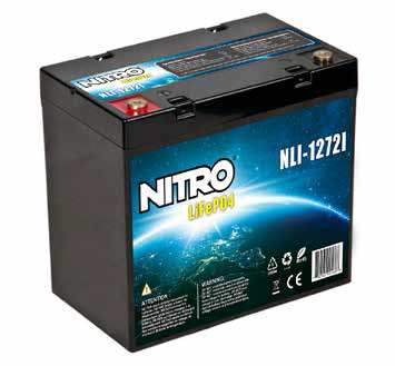 NITRO 12.8V 72.0AH LiFePO4 Battery