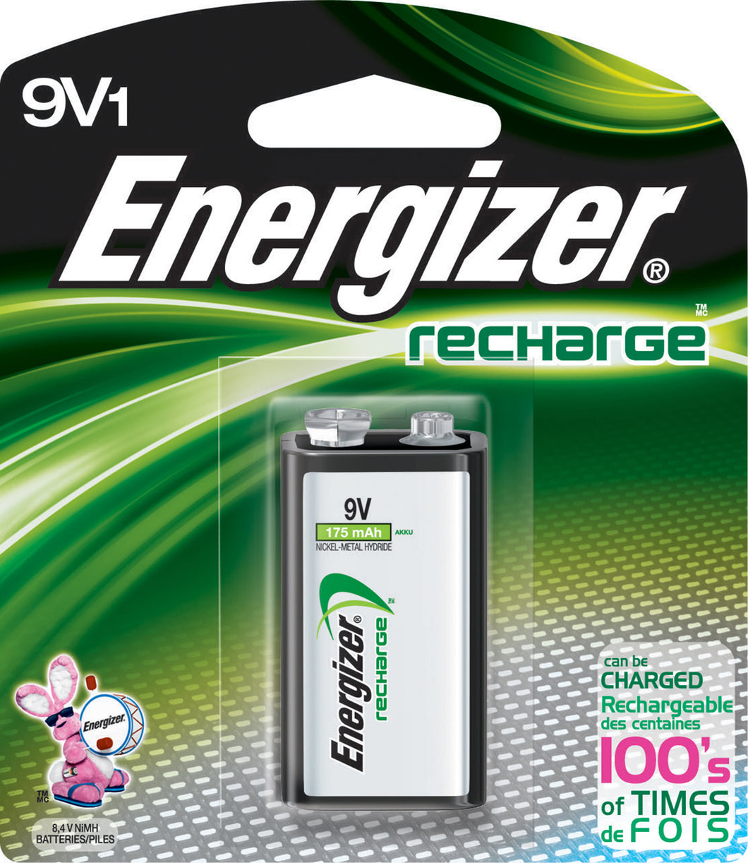 Energizer Recharge 9V Batteries
