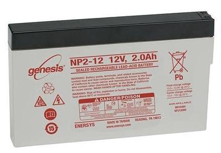 Enersys Genesis 12V 2AH SLA Battery (NP2-12)