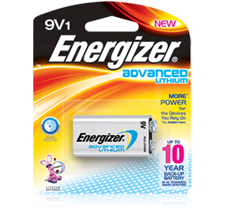 Energizer Advanced Lithium 9V Battery